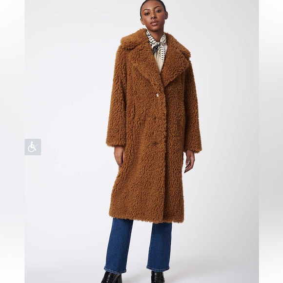 NWOT BERNARDO Modern Cloud Faux Fur Coat xxl - Picture 1 of 5